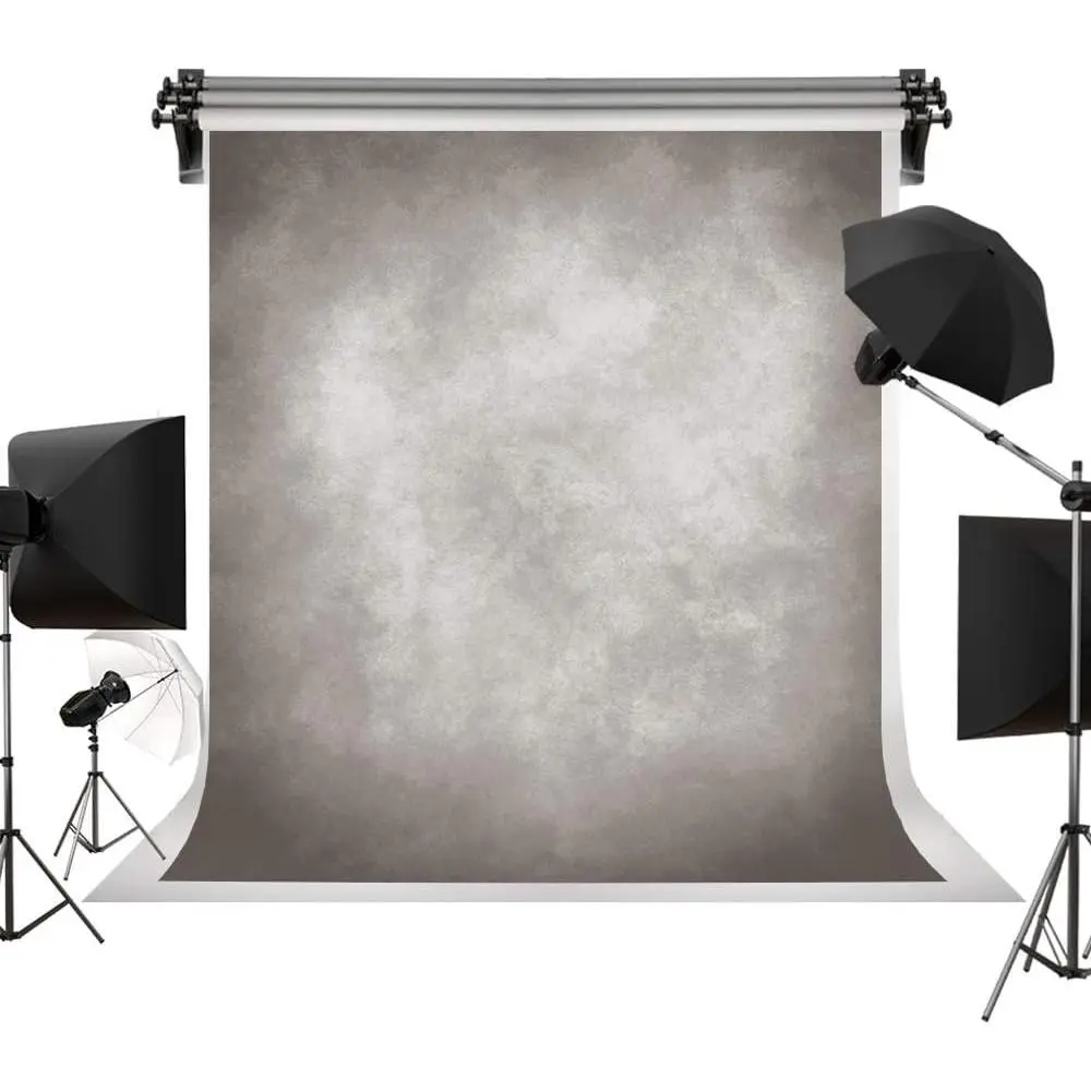Kate 5x7ft Vintage Abstract Grey Portrait Photo Backdrop for Photography Studio