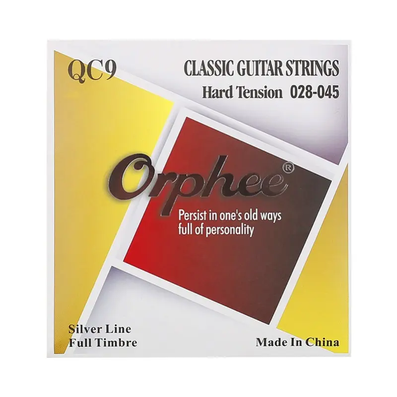 Orphee Qc9q Series Classical Guitar Strings Nylon  acoustic Guitar28-45 Gauge, One Size, High-Quality Material, Durable Design