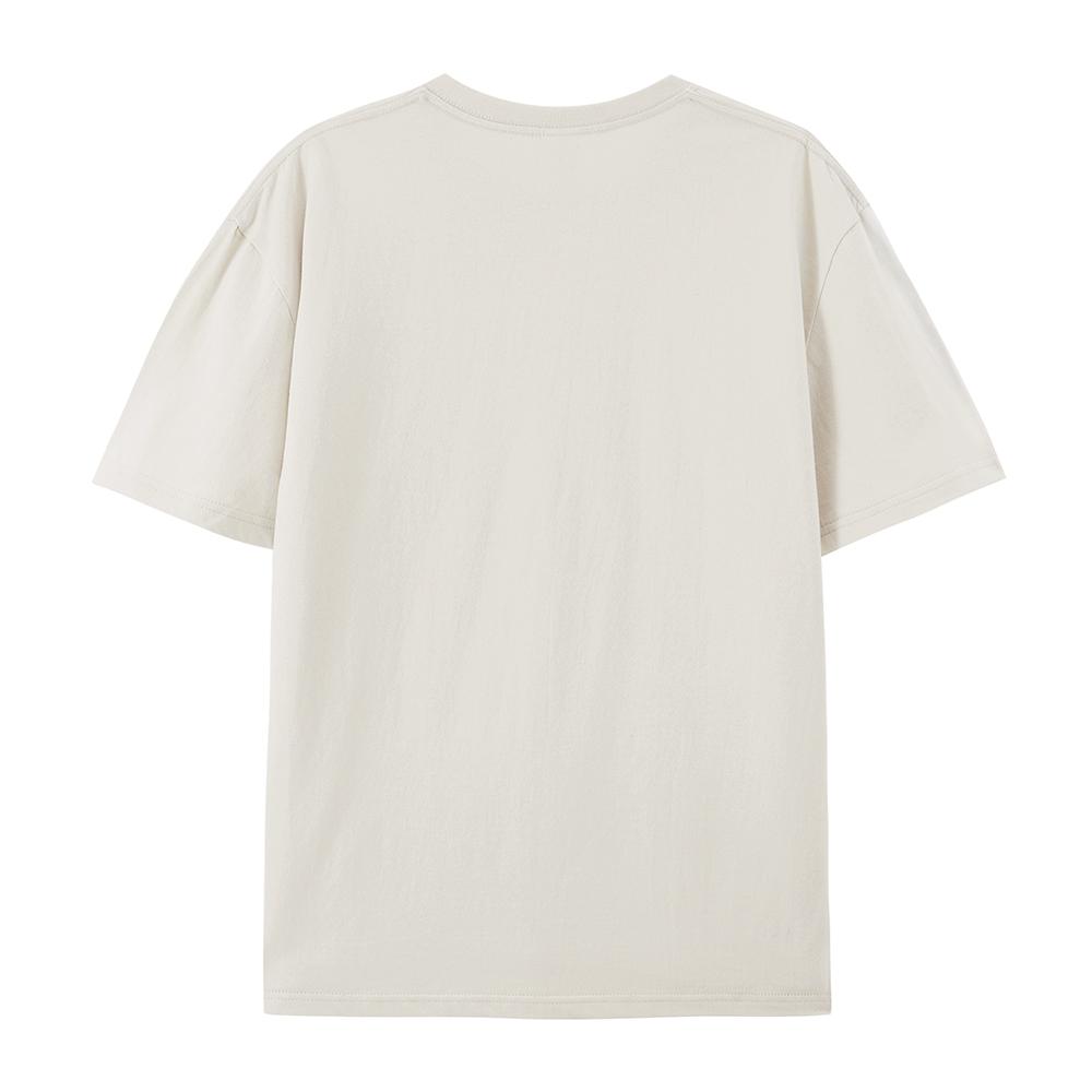 A bear wearing sunglasses and a hat. Pure cotton round-neck short-sleeved top