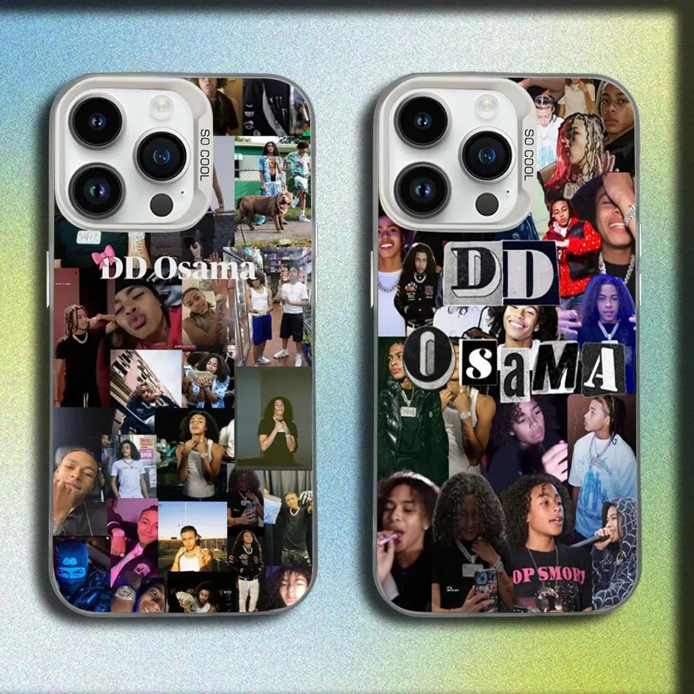 Customized DD O-Osama Rapper Theme TPU+PC Phone Case for iPhone 17,16,15,14,13,12,11,Mini,Pro,E,MAX - White Matte Shockproof iPhone Series Mobile Accessories Cover with High Detail