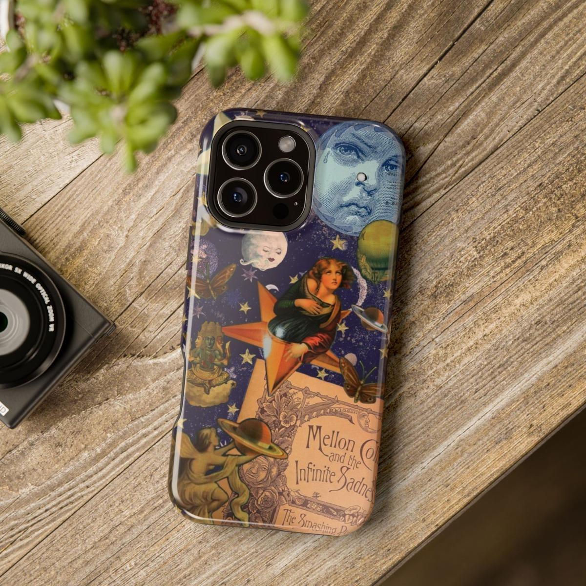 S-Smashing P-Pumpkins Phone Case 30th Anniversary – Mellon Collie, Siamese Dream & Adore Retro 90s Rock Album Art Cover Phone Case for iPhone ProMax Plus Air & SamsungS25 S24 S23 S22 Ultra, Unique gift options
