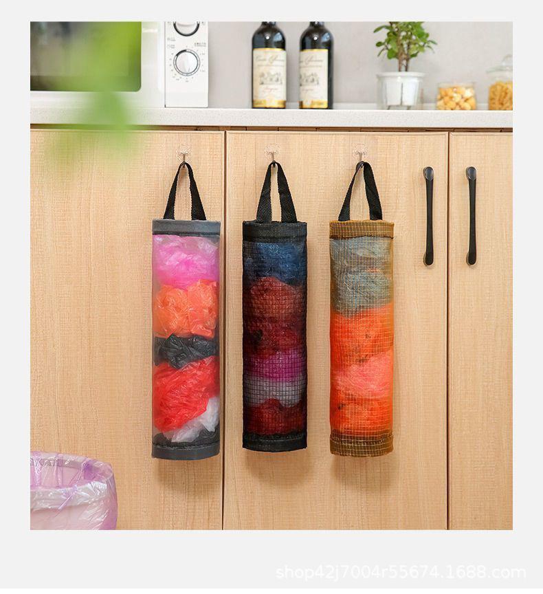 3pcs Kitchen Trash Bag Holder, Trash Bag Storage Bag