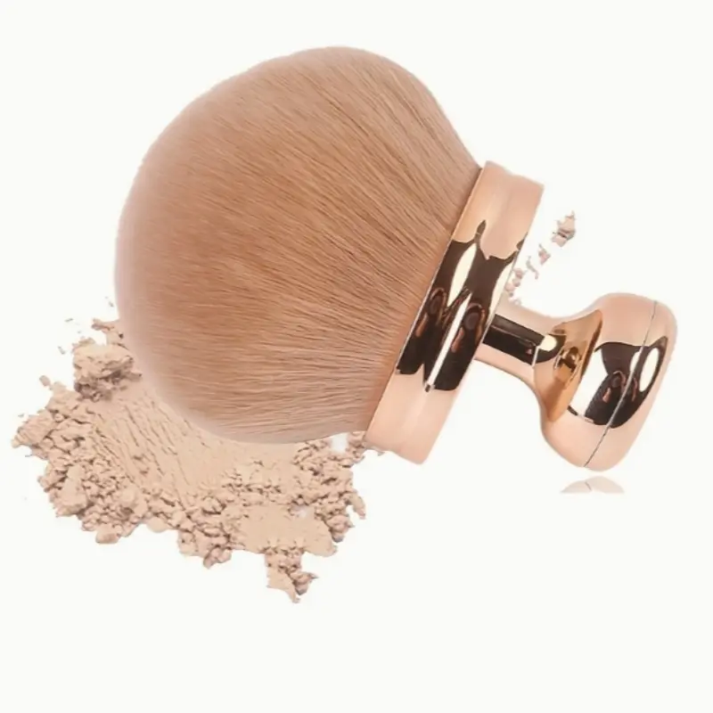 Extra Large Body Makeup Brush, 3-Inch Wide Head, Quick Full-Body Application, Soft Synthetic Fiber, Multitasker Brush, Perfect for Foundation, Loose Powder, Contouring, Bronzer Brush, Contoured Foundation Brush