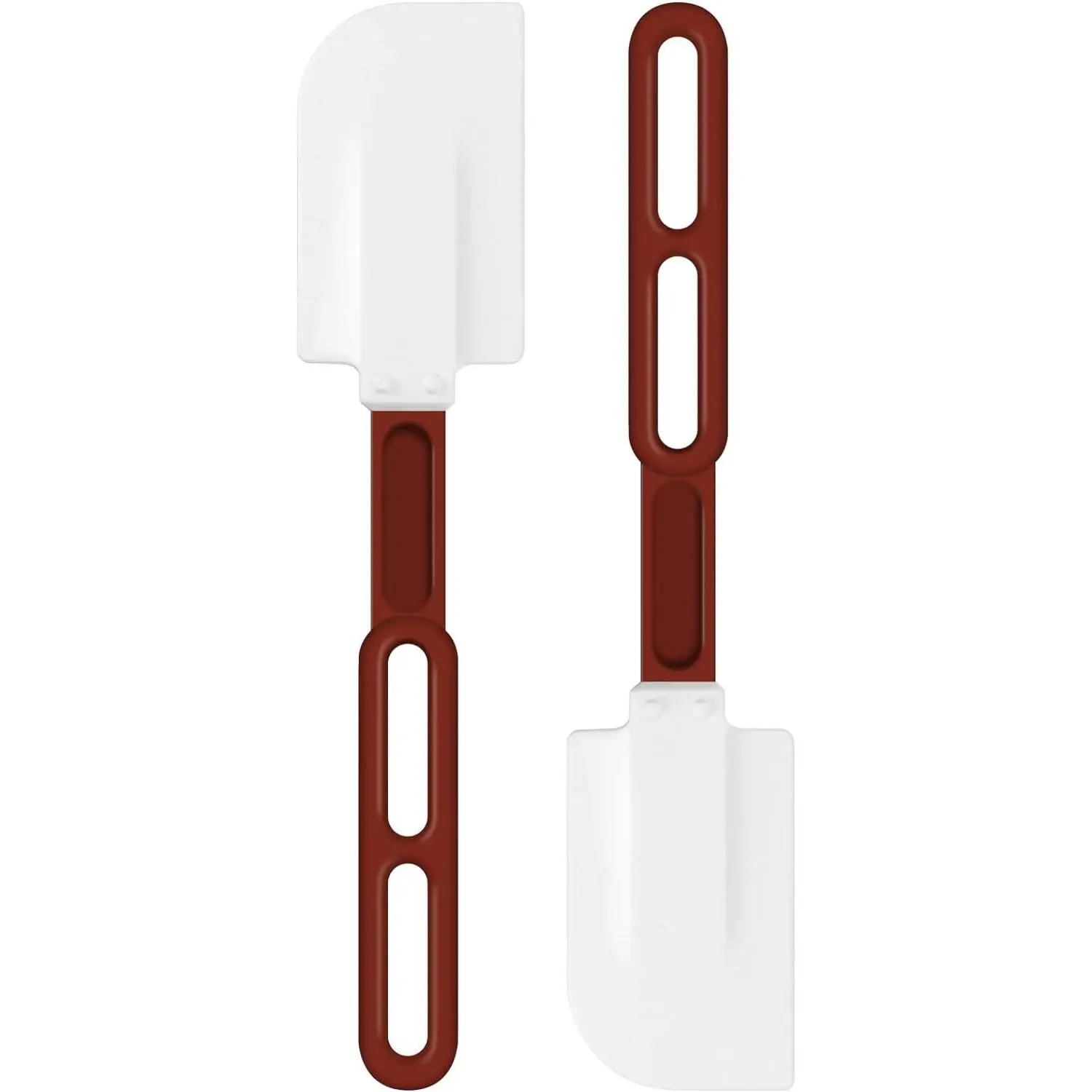 High-Temp  Spatulas, 10'' Commercial Spatula 500°F Heat-Resistant Non-Stick  Scraper, Set of 2 (10-Inch, NSF)