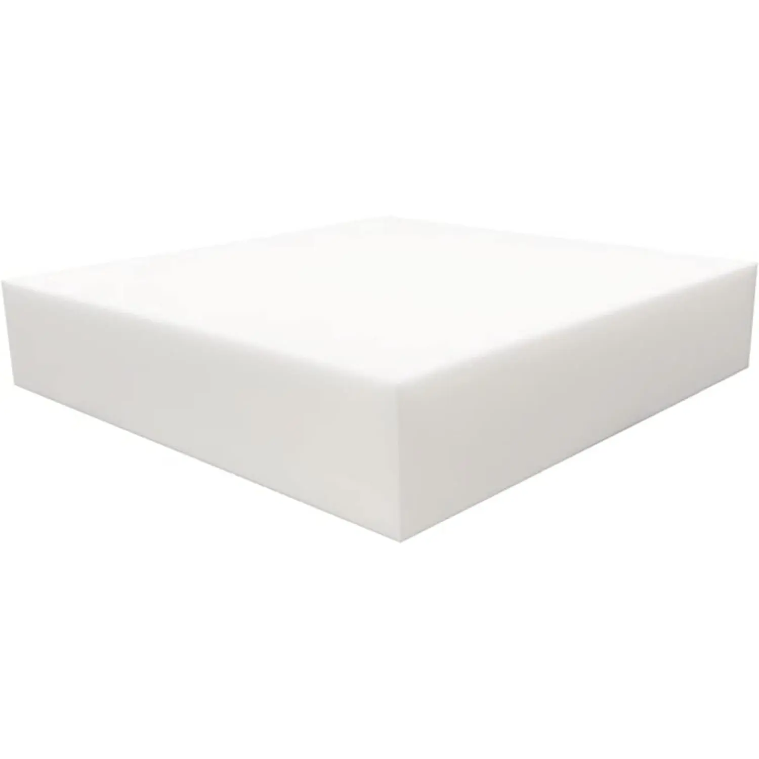 FOAMYFOAM High Density 4 inch Thick, 24 inch Wide, 24 inch Long Upholstery Foam, Cushion Replacement