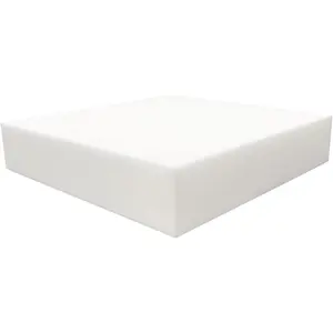 FOAMYFOAM High Density 6 inch Thick, 24 inch Wide, 24 inch Long Upholstery Foam, Cushion Replacement