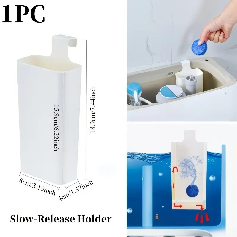 Bubble Buffer Box Hanging Toilet Cleaner, Toilet Bowl Freshener Partner, Toilet Tank Cleaning Agent Accessory, Bathroom Maintenance Essential