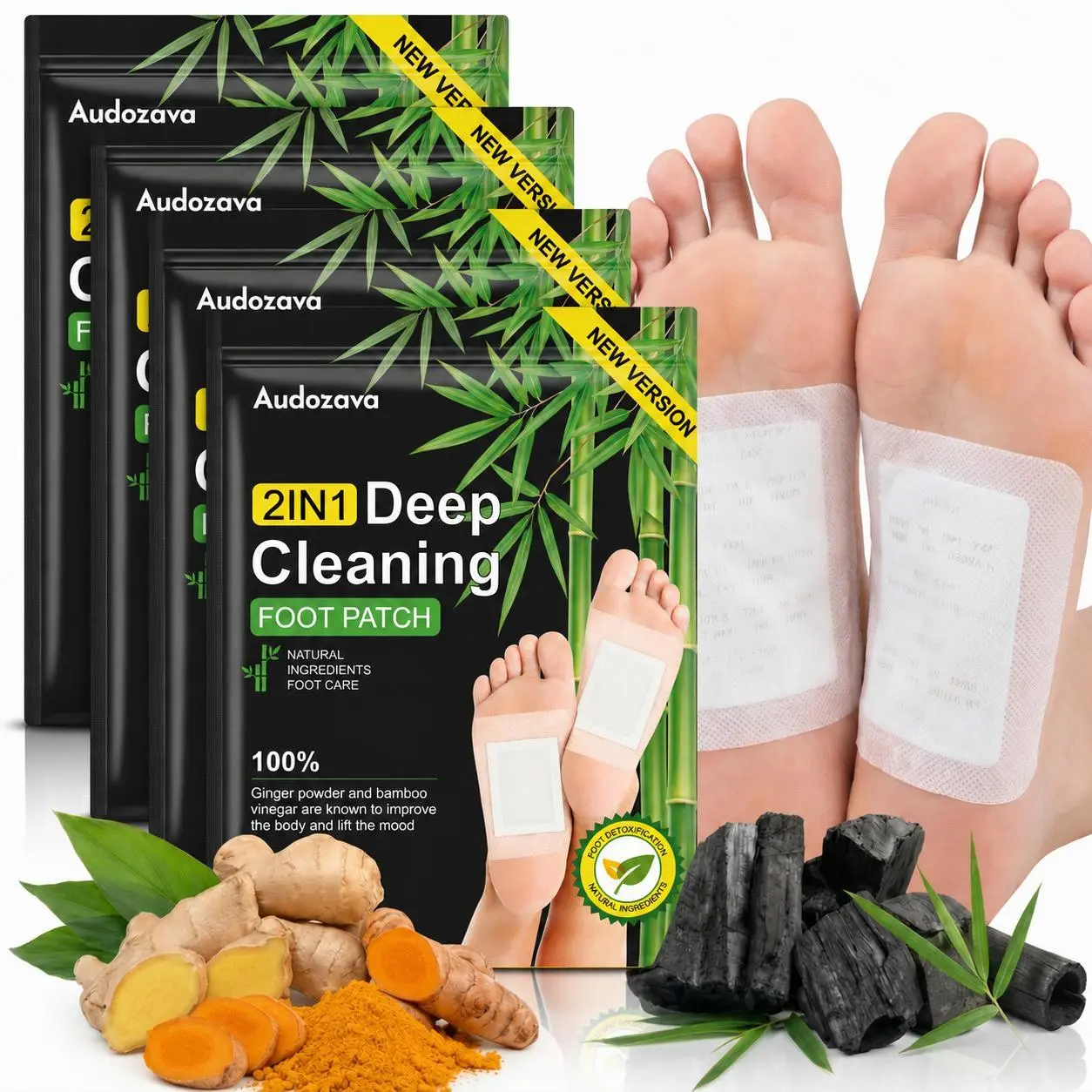 Detox Foot Pads for Sleep, Foot Detox Patches for Stress Relief, Toxin Removal & Better Sleep Natural Deep Cleansing Pads Healthy Healthcare Solution Treatment, Mothersdaygift Summer Vibes
