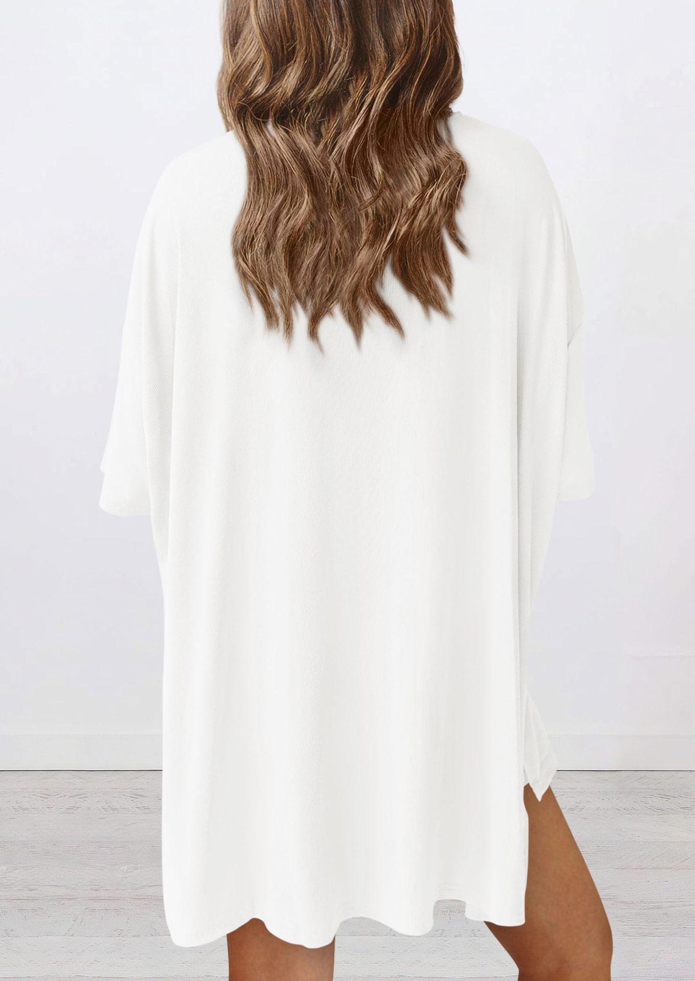 Spring and summer new loose fashion solid color casual short-sleeved shorts two-piece set