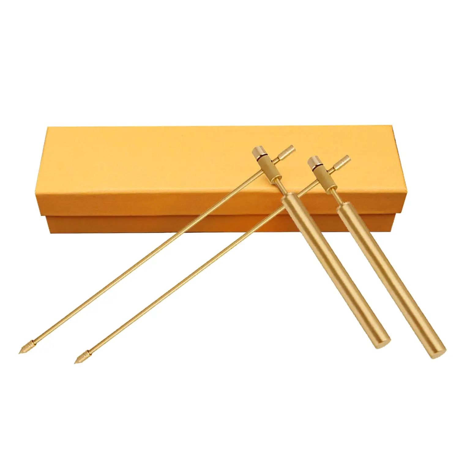 Spirit Hunter Dowsing Copper Rods - 2Pcs Divining Rods Tool 99.9% Copper Ghost Hunting Equipment for Water Divining,Finding Items,Paranormal