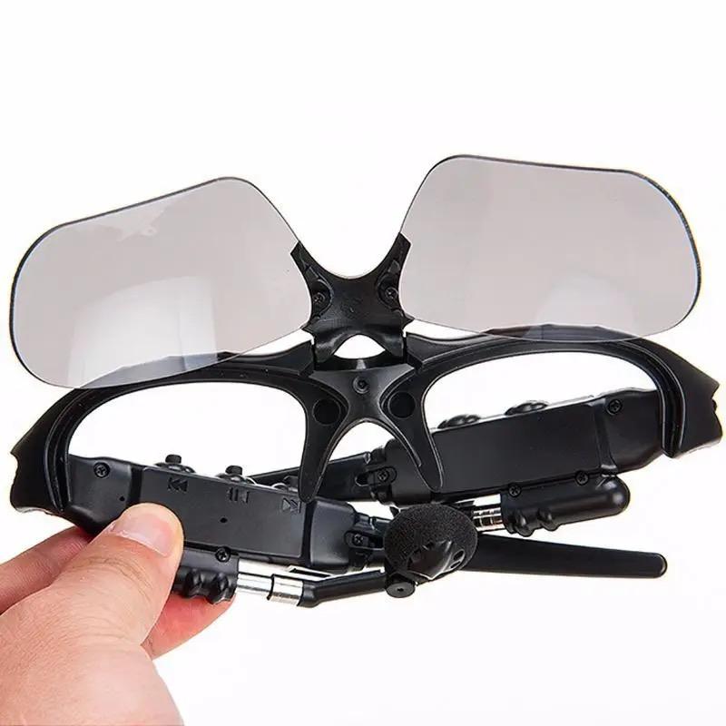 Sports Stereo Wireless Bluetooth Cycling Sunglasses 5.0 Headset Phone Polarized Driving Sunglasses Riding Eyes Glasses smart