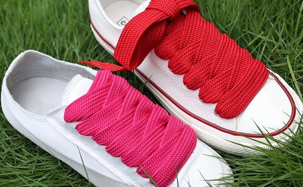 THE WELL KEPT 2 Pairs 3/4'' Fat Laces for Sneakers, 36''-63''Length Jumbo Thick Shoe Laces Replacement Laces