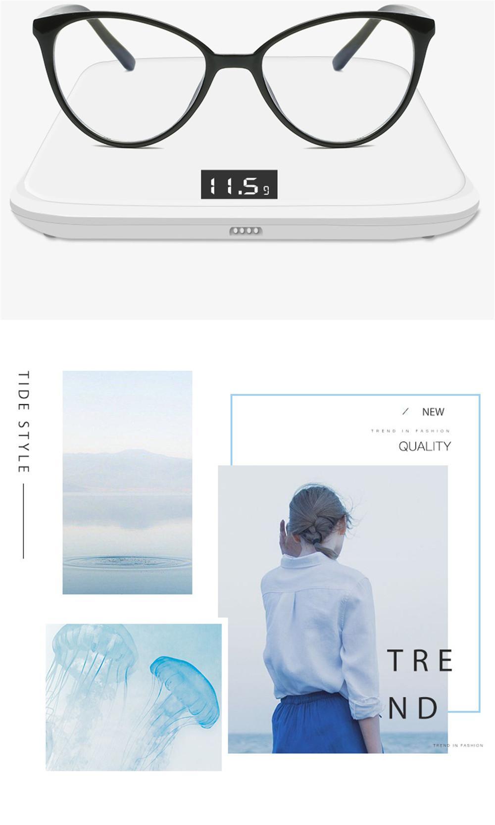 VIVIBEE Women Cat Eye Blue Light Blocking Glasses Office Computer Glasses Frame Female Leopard Ladies 2026 Fashion Goggles