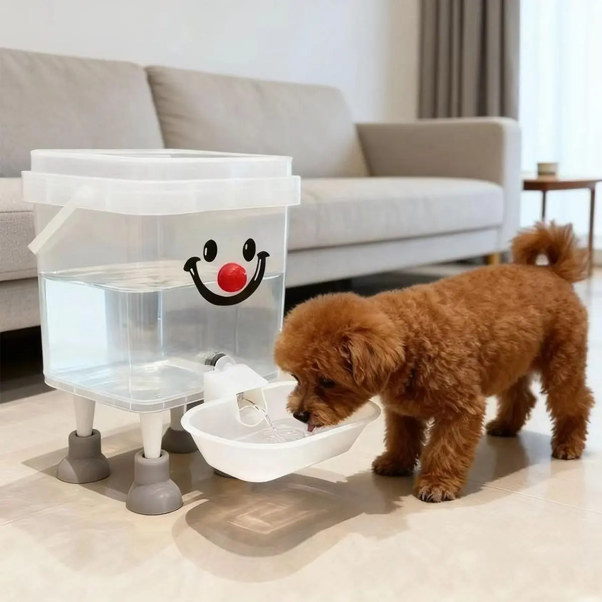 Automatic Pet Water Dispenser, 3L Capacity, Battery-Free, Easy Clean, Moisture-Resistant, Indoor/outdoor Use, Dopamine-Inspired Design, Ideal for Pet Lovers