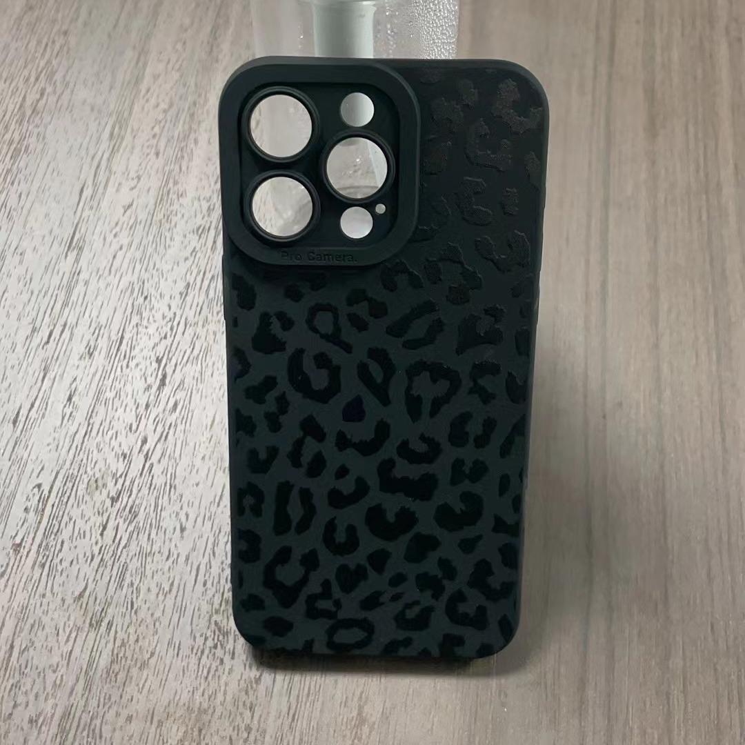 Leopard Pattern Phone Case, Full Covered Camera Protect Anti-fall Mobile Phone Protective Case, Shockproof Phone Cover for iPhone 16 Plus X XS Max 11 12 13 14 15 Pro Max, Fall Gift