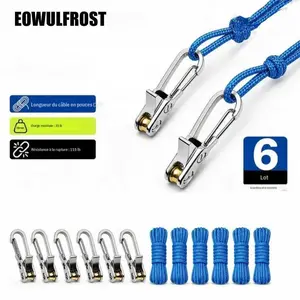 Retractable Buckle Rope-Adjustable Ropes 2026, Easy Secure Tie Down for Outdoor Camping, Marine Rope, Boating Guy Lines, Car Essentials