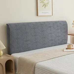 Stretch Headboard Covers Bed Headboard Slipcover, Bed Head Cover Dustproof Protector Cover for Bedroom Décor (47IN,Grey)
