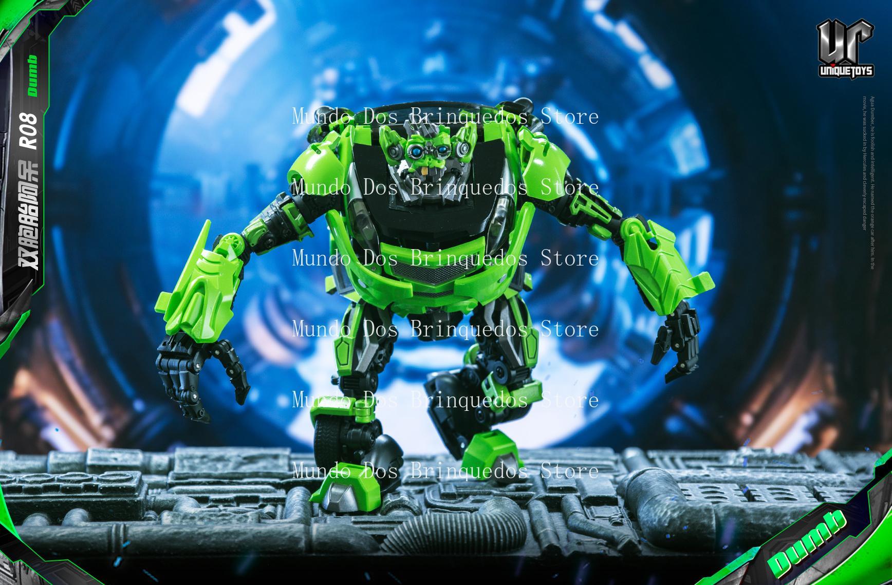 UT Transformation Unique Toys UT-R07 UT R07 R08 UT-R08 13cm Mudflap Dumber Trax Twins Alloy Action Figure Robot