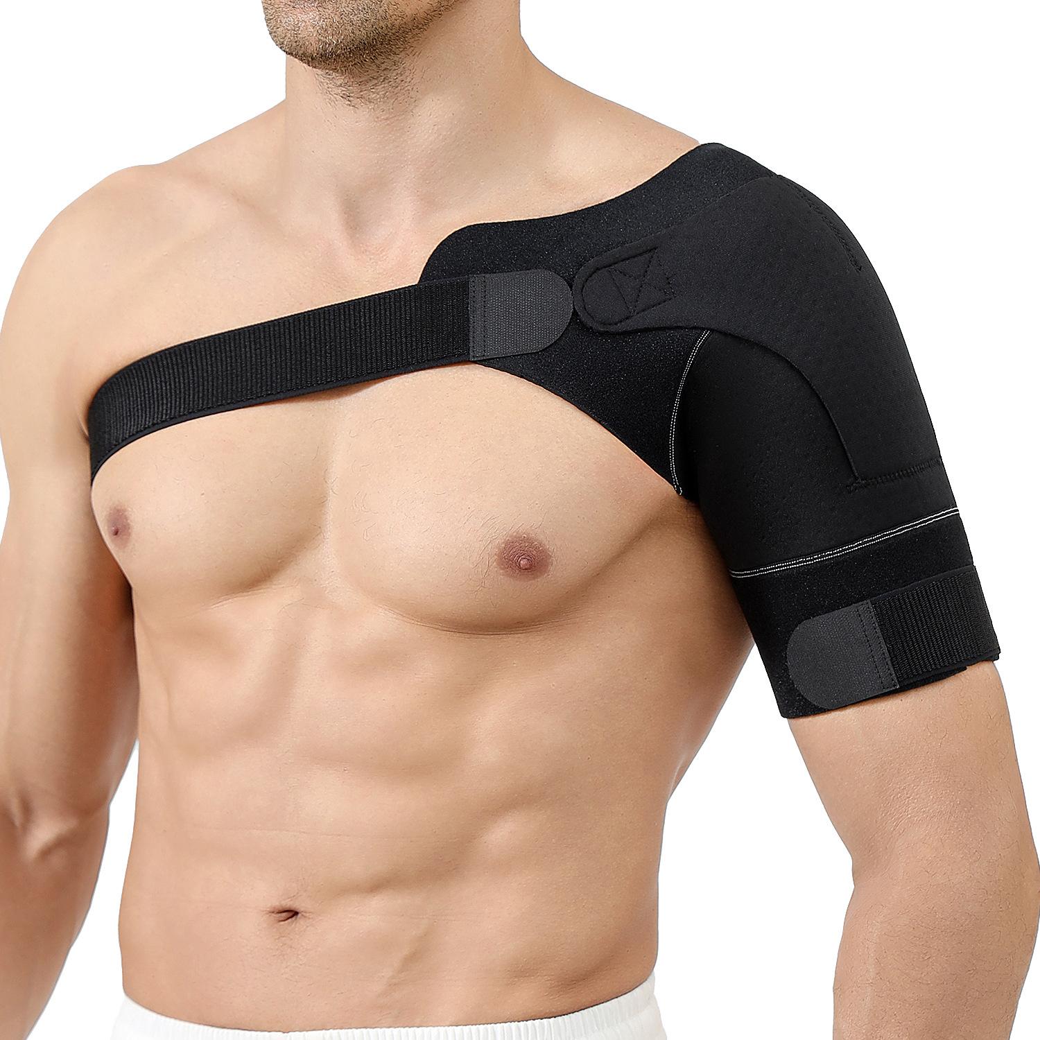 Sports Shoulder Pads Adjustable Men's and Women's Weightlifting Barbell Fitness Basketball Badminton Anti-dislocation Fixed Shoulder Protection