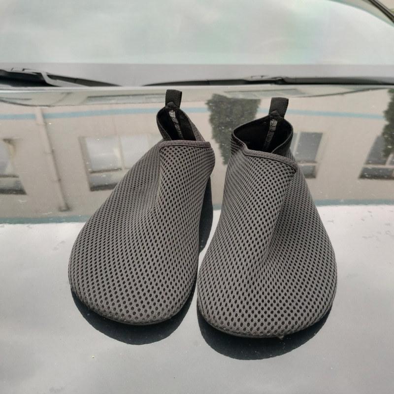 Mesler Summer Mesh Breathable Slip-On Driving Shoes for Men and Women, Non-Slip Soft Sole Driver's Special Thin Sole Exam Shoes