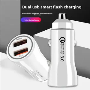 Car charger QC3.0/PD20W fast charging car cigarette lighter mobile phone fast charger efficient charging