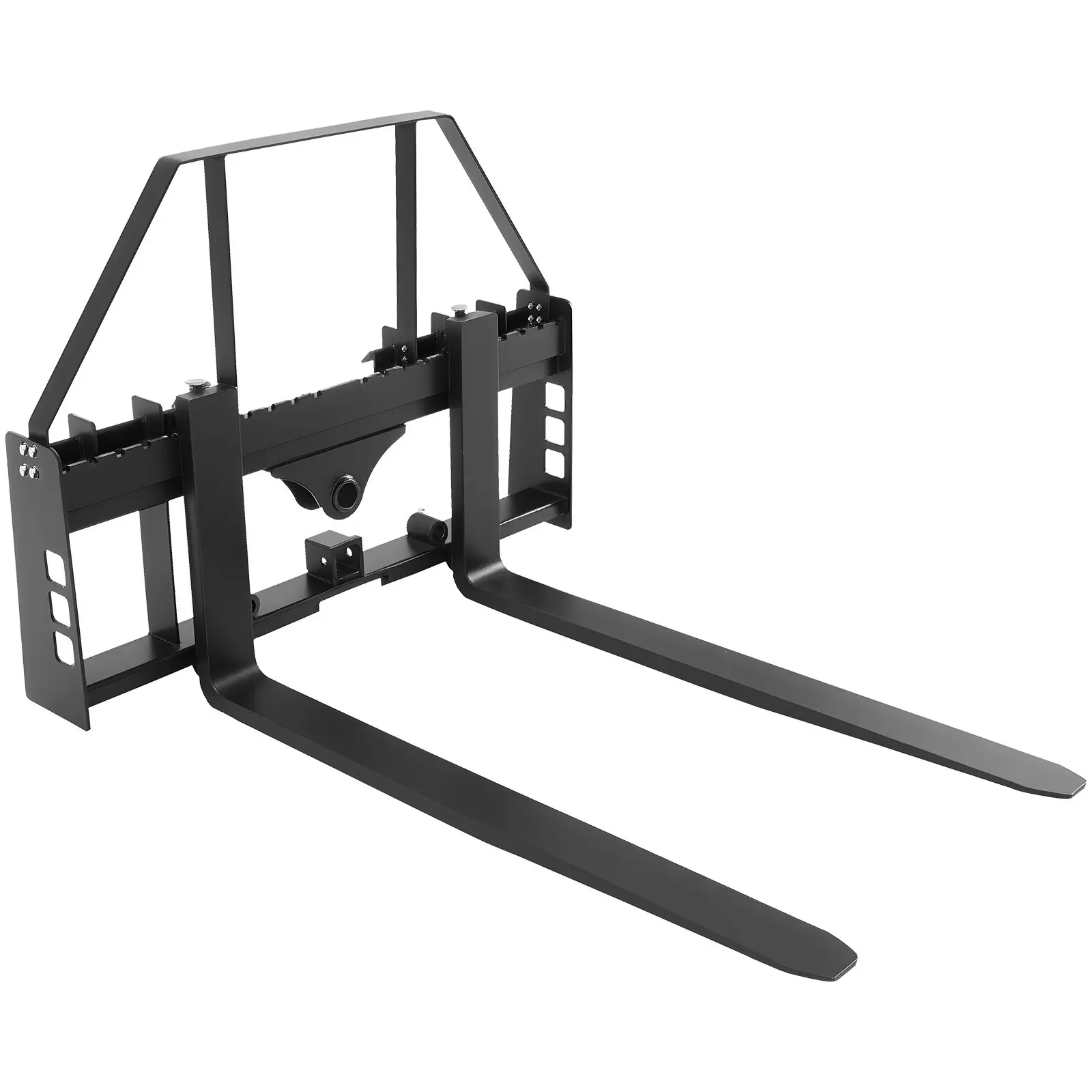 VEVOR Pallet Fork Frame Attachment, 48" Forks, 4000 lbs Load Secure Pallet Lift, Q235A Steel Construction, Quick Install Skid Steer Accessory