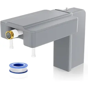 Universal Automatic Pool Water Leveler - Adjustable Float Valve, Auto Fill for In-Ground & Above Ground Pools, Ponds, Spas (Gray)