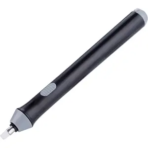 Battery Operated Automatic Electric Pencil Eraser for Drawing with 22 Refills Black