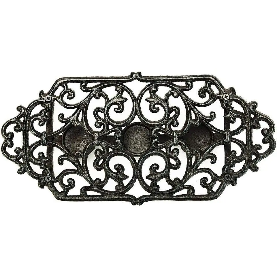 Sungmor Heavy Duty Cast Iron Teapot Dish Warmer Stable Holder for Tealight Stand | Tealight Warmer Decorative Stove for Villa Yard Balcony-Flower Shape | Tealight Warmer Decorative Stove for Villa Yard Balcony