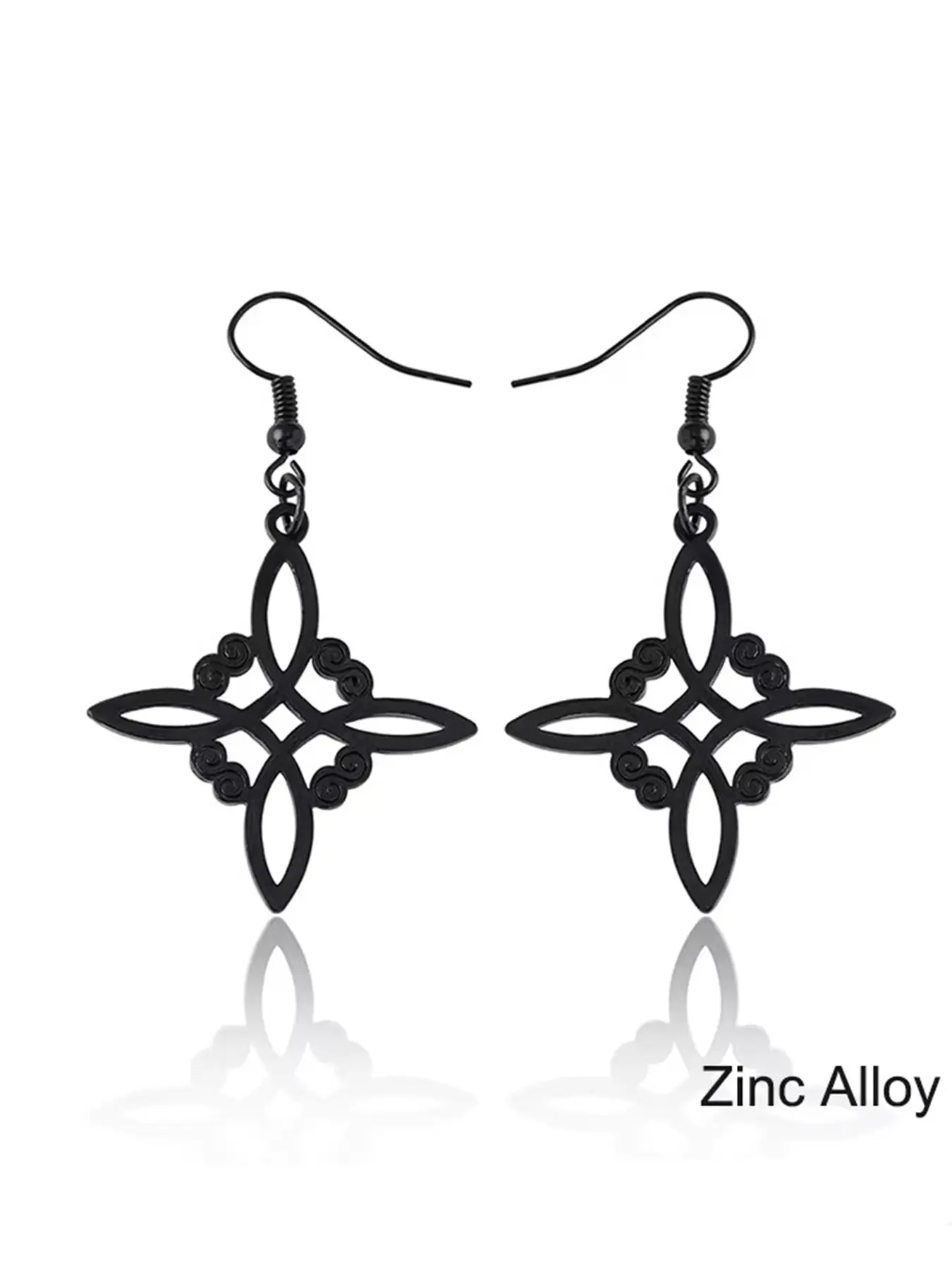 Stainless Steel Celtic Knot Earrings Witch Knot Pendant Earrings Witchcraft Jewelry For Women