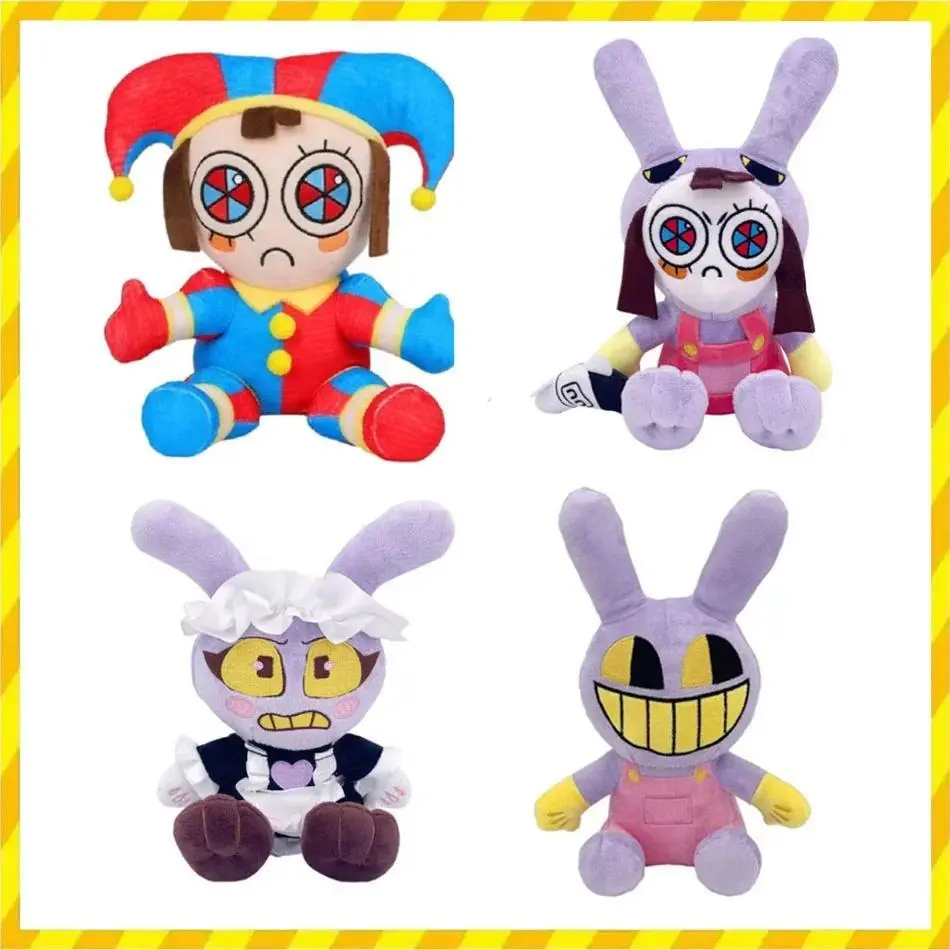 6style Hot The Amazing Digital Plush Toys Amazing Circus Clown Rabbit Plush Dolls Periphery Stuffed Toys Kids Adults Gift