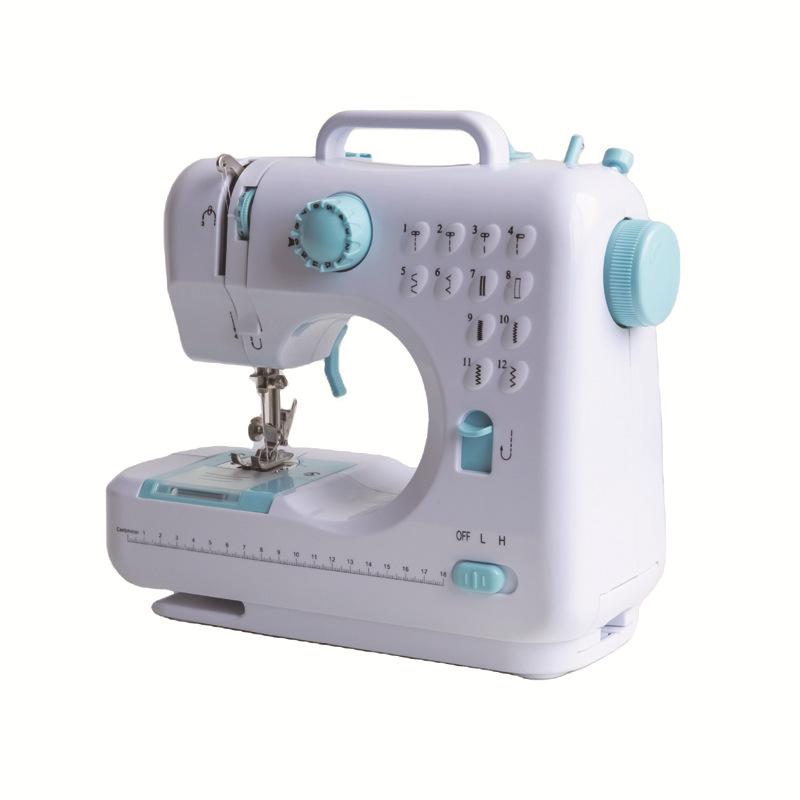 Mini Portable Lockstitch Buttonhole Sewing Machine 505A Small Electric Multifunctional Desktop Home