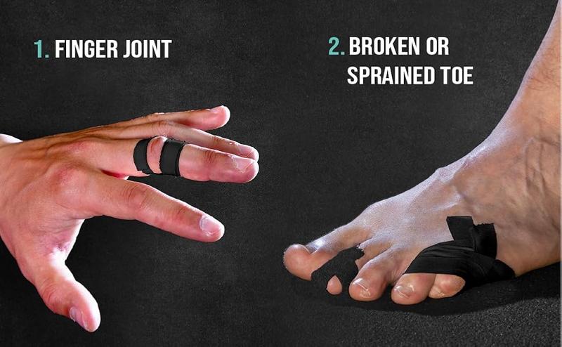 Finger Tape Sports Extra Strong Adhesive, 3 Rolls Athletic Tape for Fingers, Skin-Friendly Sports Tape, Tape for Weight Lifting, Volleyball Finger Tape, Boulder, Climbing, Basketball, Finger Tape BJJ