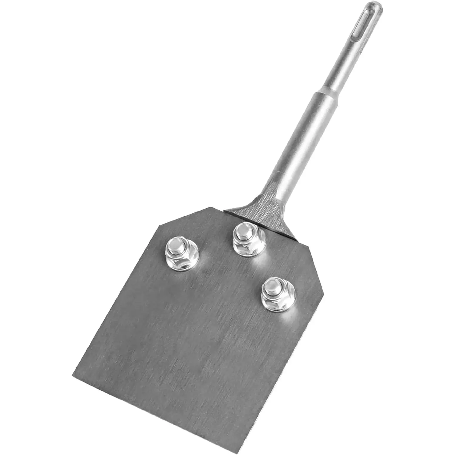 4 Inch Wide SDS-Plus Shank Floor Scraper Chisel, Tile & Thin-set Scaling - 4 In. x 10 In. Alloy Steel Bit Chisel for Cleaning Thin-set Mortar Tile Adhesive