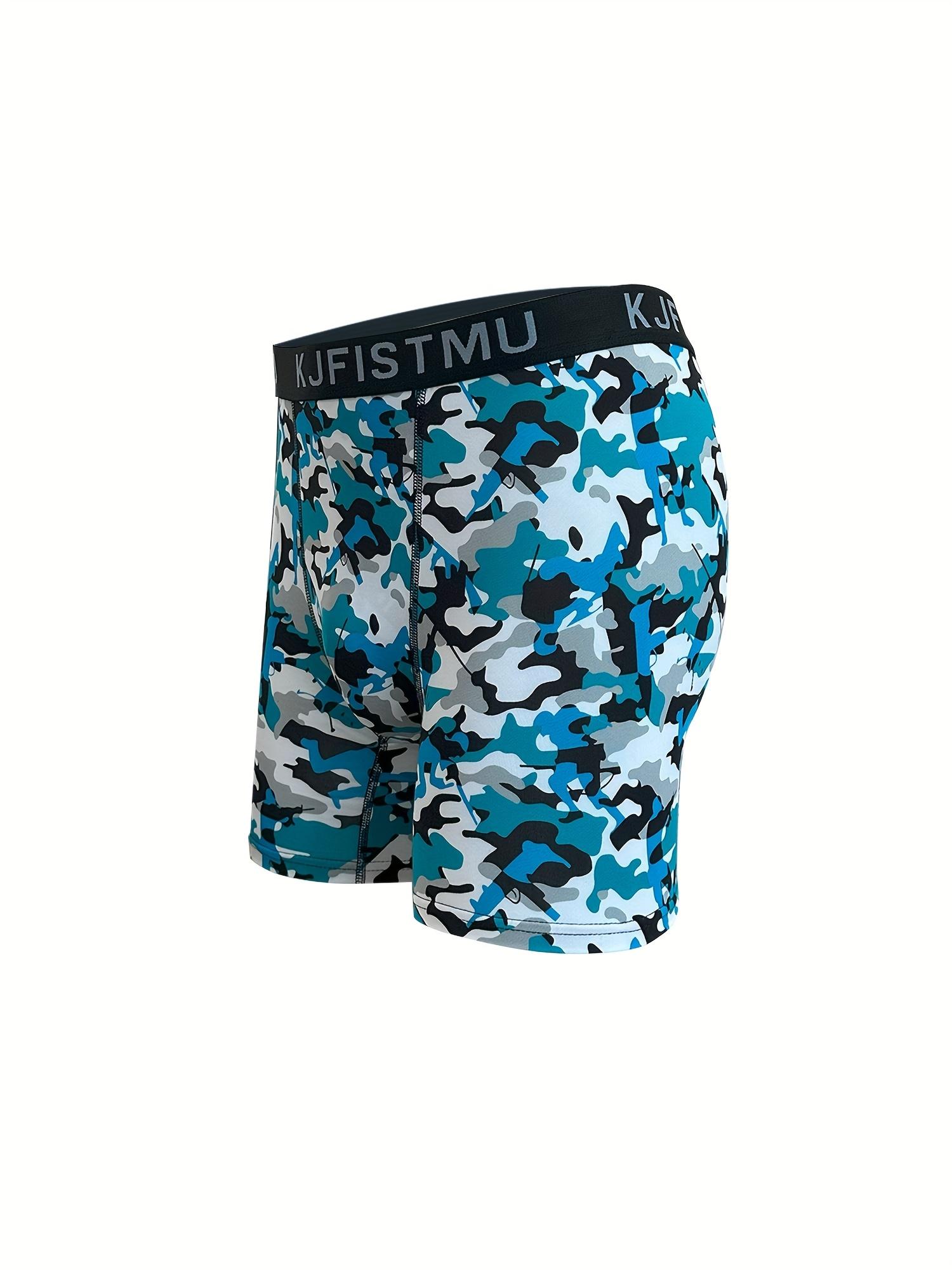 KJFISTMU 16-piece Men's Boxer Briefs Set Elastic Boxer Briefs with Bold Pattern Prints (Tie-Dye, Floral, Faces) - Shrink-Resistant Underwear - Suitable for Daily and Special Occasions - Great Value Pack, Vibrant Patterns, High-Elastic Fabric Mixed Color