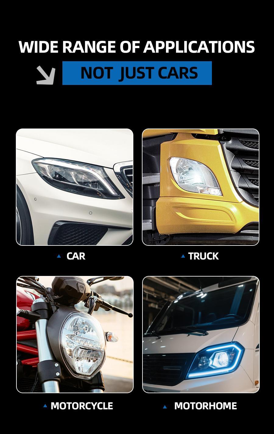 NUAN Headlight Renew Kit Enough for Year-Round Car Use