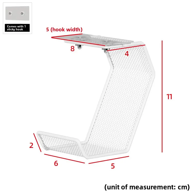 Creative Headset & Game Controller Hanger with Bonus Hook, Under Desk Wall Mount Holder, Gaming Room Storage Rack, Universal Gaming Accessory Organizer