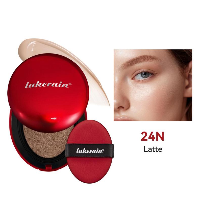 Long-Lasting Air Cushion Balm Foundation, Lightweight Moisturizing Makeup Base & Cream for Women & Girls
