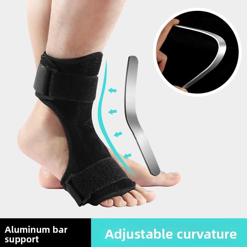 Foot Drop Brace - Adjustable Ankle Support Stabilizer - Orthotic Correction Sleeve for Sprain Protection & Daily Walking Recovery