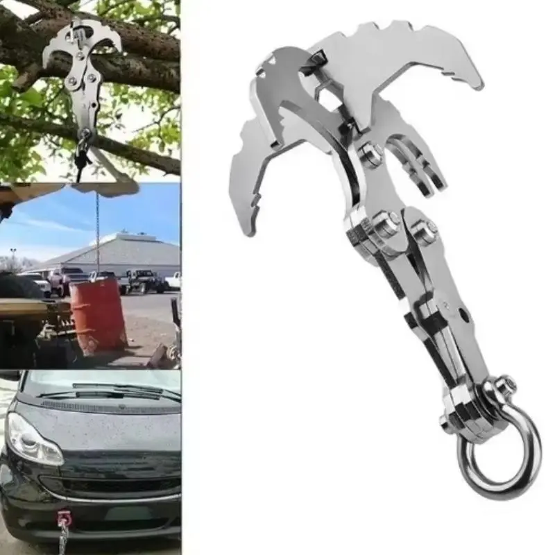 High-Quality Aluminum Alloy D-Shaped Quick-Release Buckle, Thickened Hanging Hook, Multi-Functional Climbing Hook, Outdoor Gear Accessory