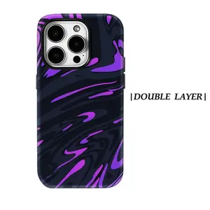 Neon Purple Swirl IPhone17 Must for  Phone Case for IPhone 17 16 15 14 13 Pro Max Plus Single Double-layer Tough Case