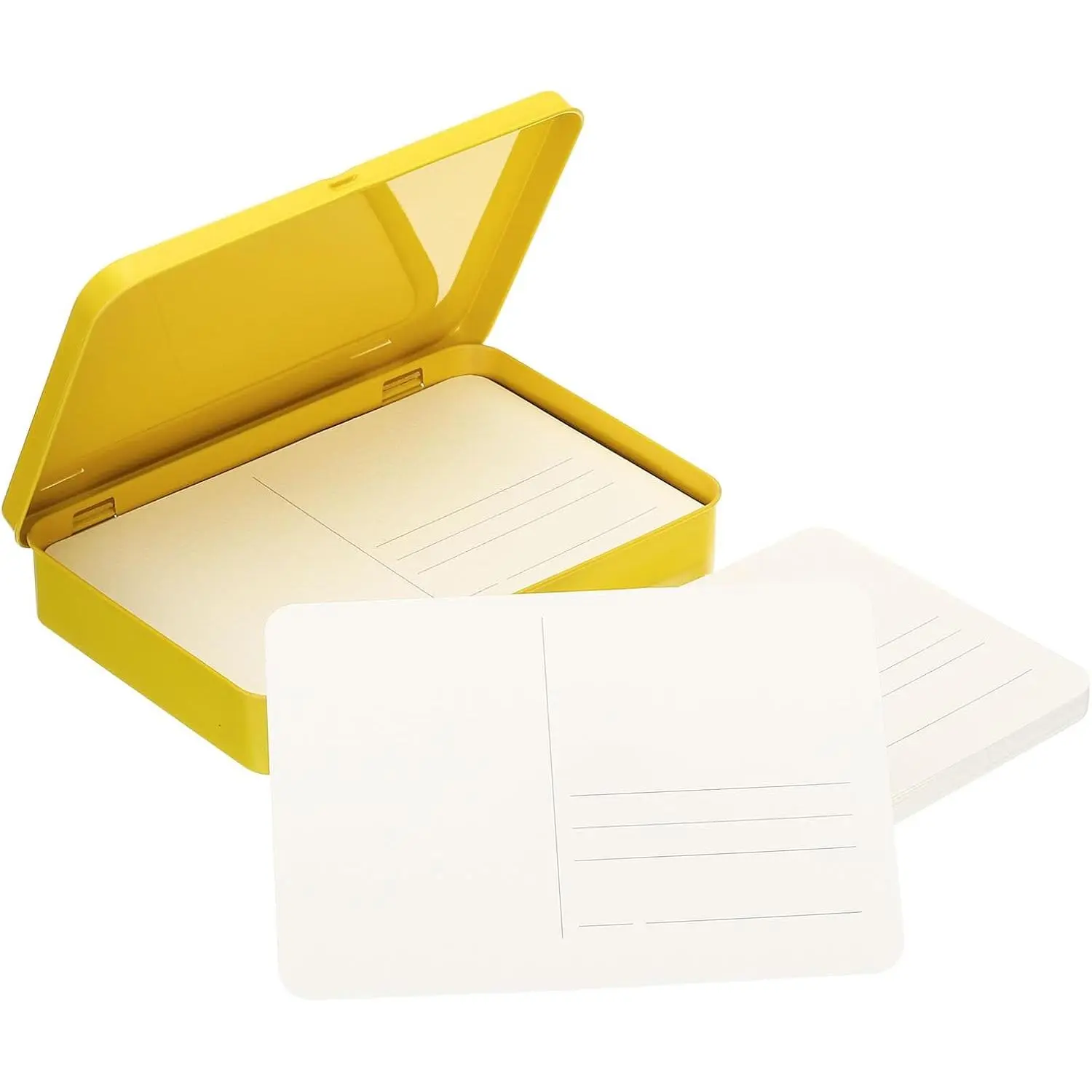 24 Sheets Rough Surface Blank Front Watercolor Postcards, 4x6 in 140lb Acid-Free Paper - Bulk for Mailing, DIY Decorate Art Invitations, Yellow (Office Stationery Card Stock)