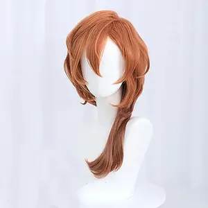 Really High Quality Anime Chuya Nakahara Chuuya Cosplay Wig Heat Resistant Synthetic Hair Wigs