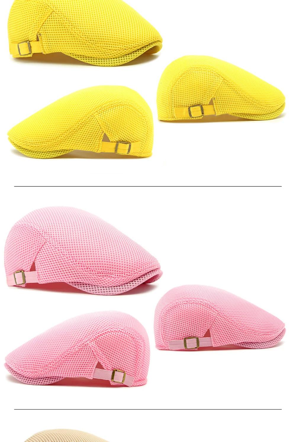 HT4775 Beret Cap Spring Summer Mesh Cap Breathable Sun Hat Women Artist Painter Beret Hat Male Female Ivy Flat Cap Mens Berets