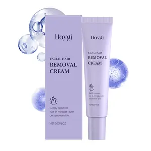 Hoygi Facial Hair Removal Cream Gentle facial hair removal for daily facial care, cleansing, moisturizing, and smoothing the skin