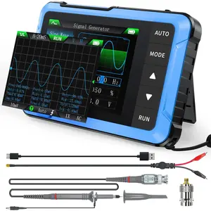 DSO-510 Handheld Oscilloscope/DDS Signal Generator 2 in 1  Digital Portable Automotive Oscilloscope 2.8 inch TFT  10MHz Bandwidth  48MS/s Sampling Rate  Trigger Function Auto/Nomal/Single fathersdaygift