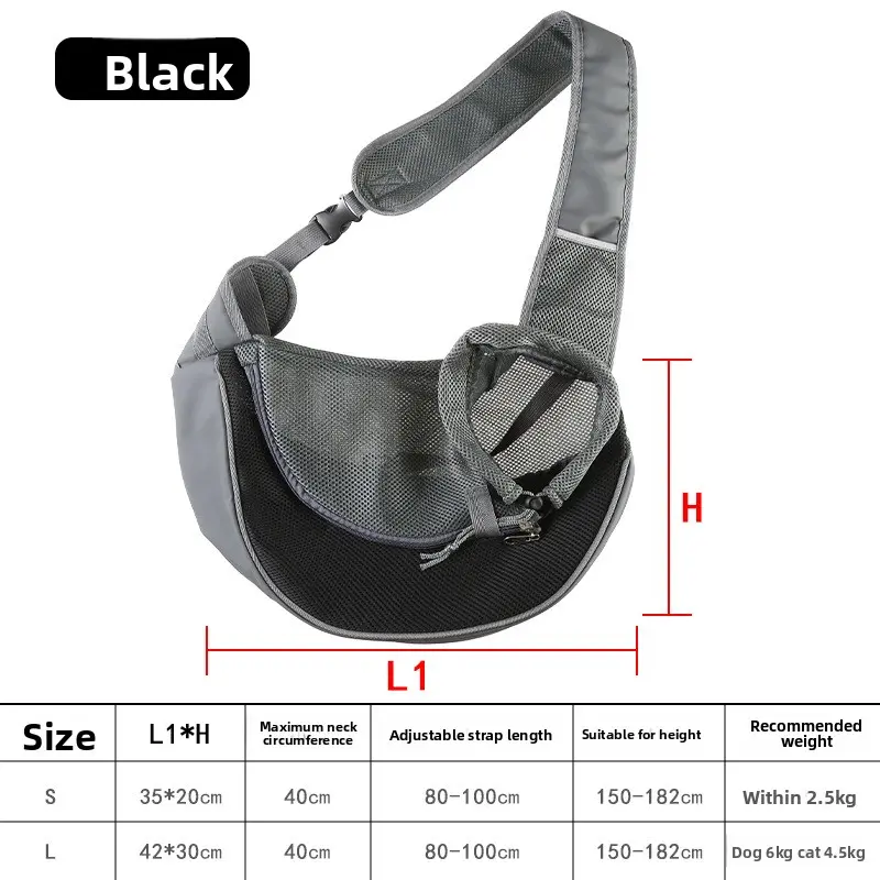 Small Dog Cat Backpack Carrier Mesh Ventilated Sling Bag for Summer Outings Cycling Walking Outdoor Pet Travel Carrier