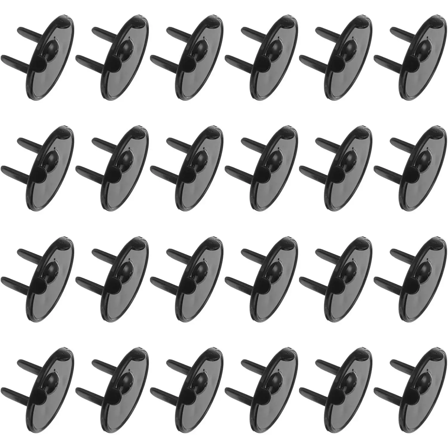 24 Pack Outlet Covers Proofing, Plug Covers Easy Installation Electric Plug Protectors Safety Socket Cover Plugs Protector Black