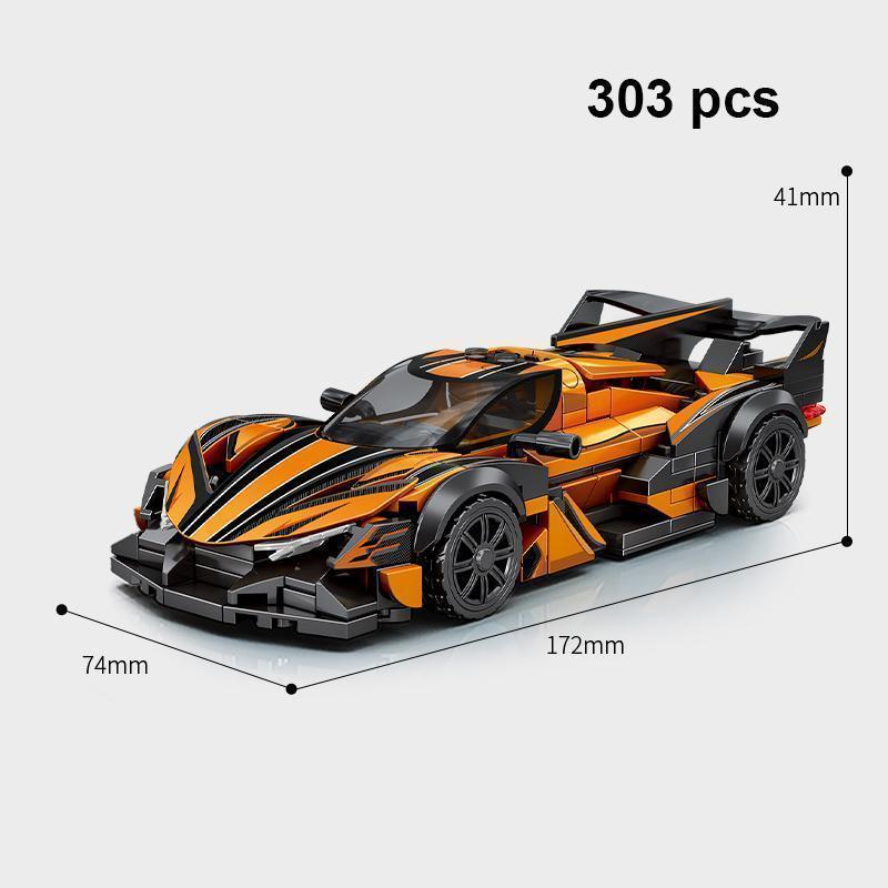 Technical Car City Speed Champion Racing Car Building Blocks Sports Car Garage Carro Rennau Voiture MOC Creative Vehicle Toys