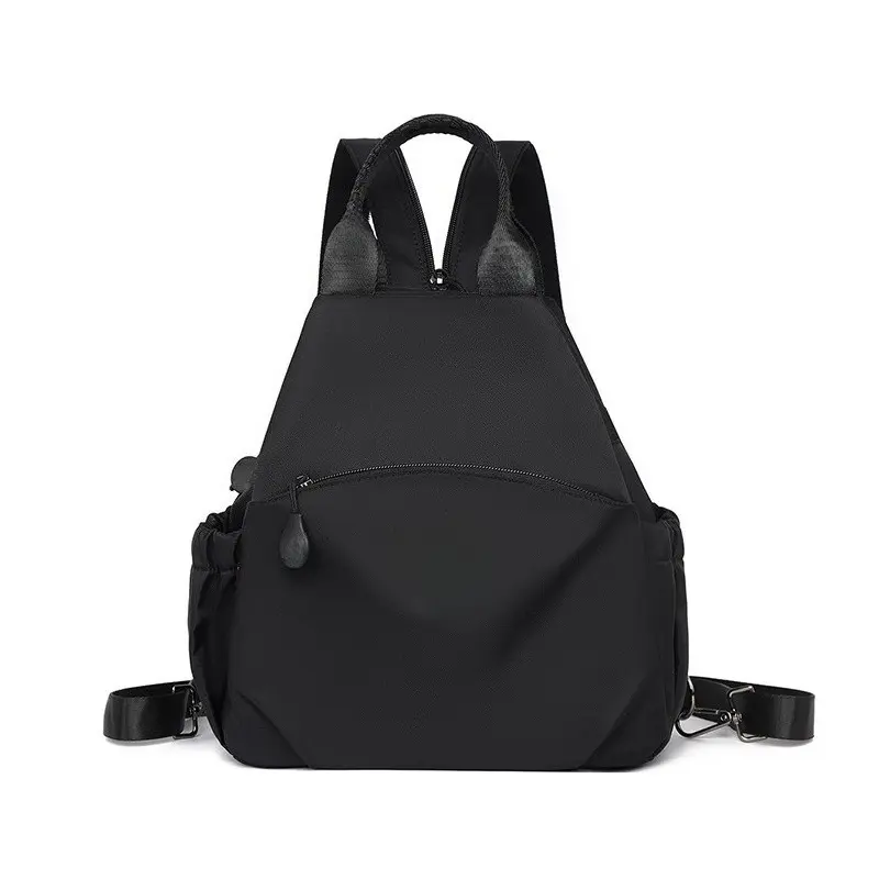 Women’s New Arrival Minimalist Anti-Theft Convertible Mini Chest Backpack, Fashion Oxford-Fabric Lightweight Practical Small Rucksack, Ideal for Daily City Commuting, Trend-Loving Ladies’ Casual Daypack